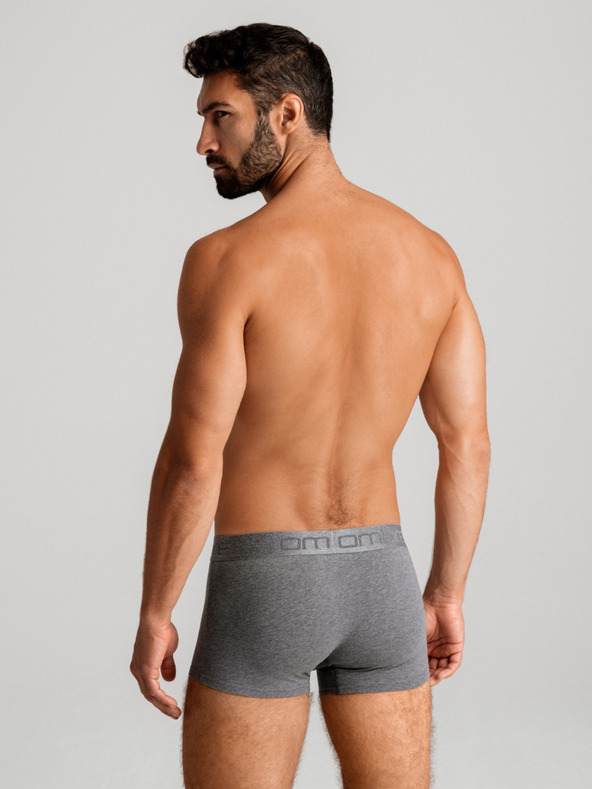 Ombre Clothing Komplet od tri muške bokserice u sivoj, bordo i crnoj Ombre odjeći