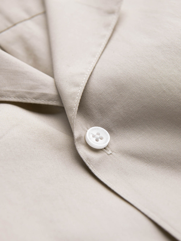 Ombre Clothing Ombre Clothing Muška krem ​​majica kratkih rukava