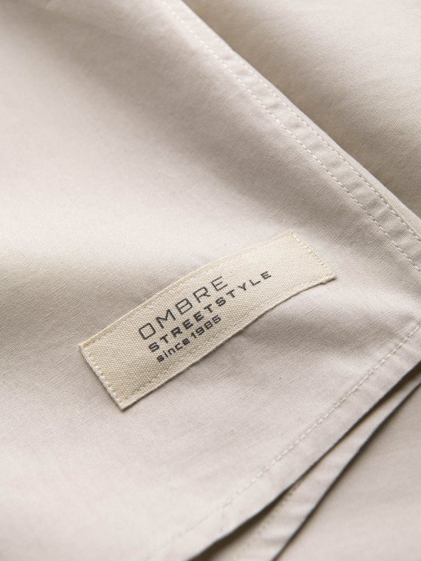 Ombre Clothing Ombre Clothing Muška krem ​​majica kratkih rukava