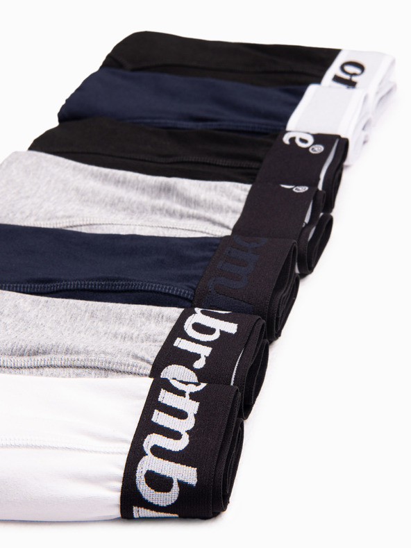 Ombre Clothing Set od sedam muških bokserica u sivoj, tamnoplavoj, bijeloj i crnoj Ombre odjeći