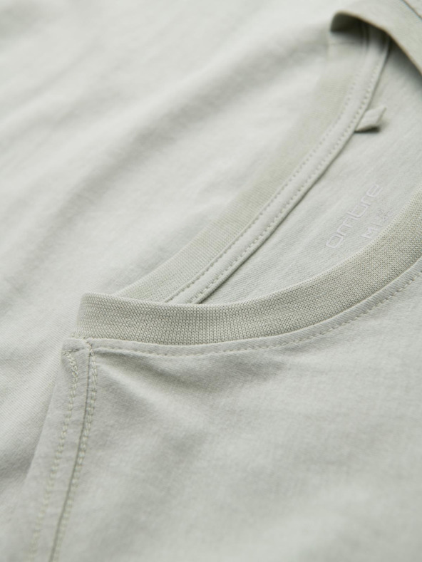 Ombre Clothing Muška ležerna majica s džepom Ombre Clothing zelena