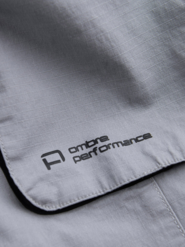 Ombre Clothing Svijetlosive muške cargo jogger hlače Ombre Clothing