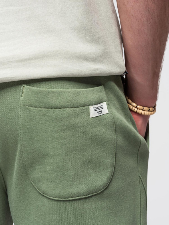 Ombre Clothing Zelene muške trenirke Ombre Clothing