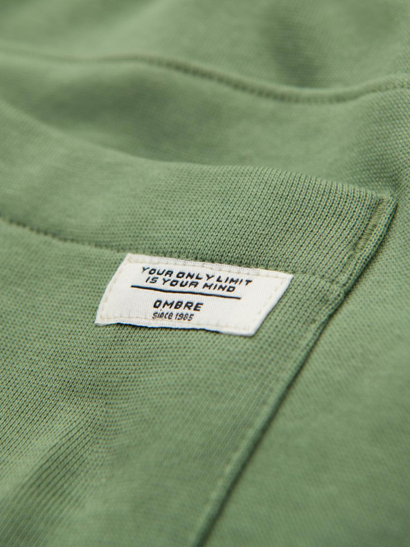 Ombre Clothing Zelene muške trenirke Ombre Clothing