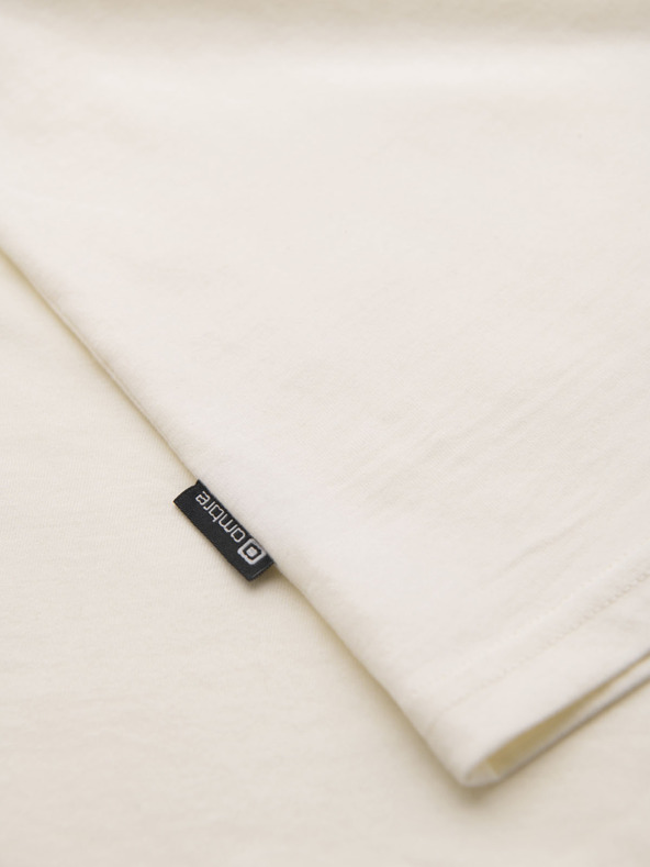 Ombre Clothing Krem muška majica s džepom Ombre Clothing