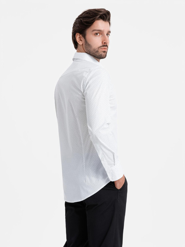 Ombre Clothing Ombre Clothing Muška bijela pamučna košulja