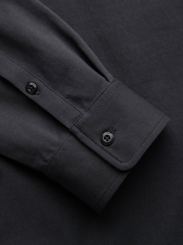 Ombre Clothing Ombre odjeća, muška siva košulja od žerseja