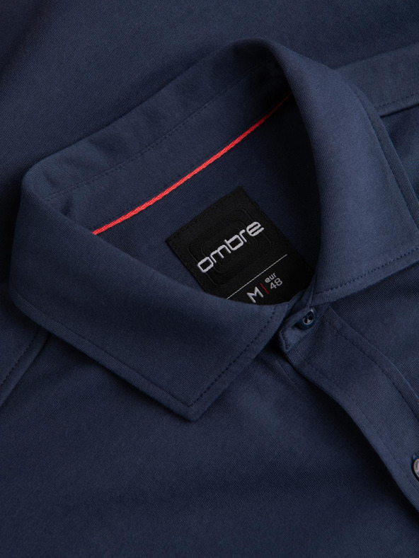 Ombre Clothing Plava ombre odjeća, muška majica od žerseja