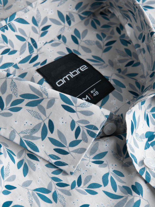 Ombre Clothing Siva muška košulja s uzorkom Ombre Clothing