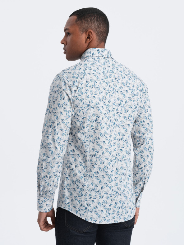 Ombre Clothing Siva muška košulja s uzorkom Ombre Clothing