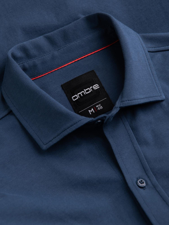 Ombre Clothing Plava ombre odjeća, muška majica od žerseja