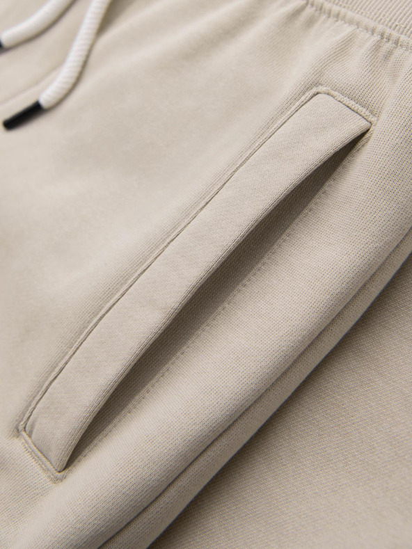 Ombre Clothing Bež muške trenirke Ombre Clothing