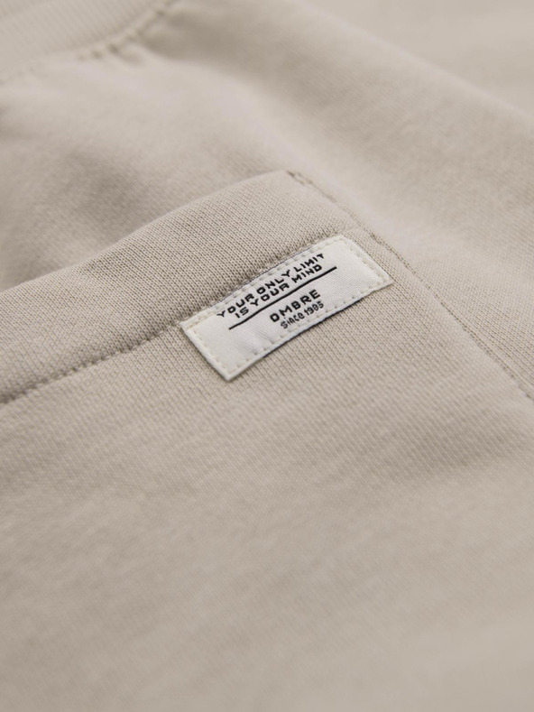 Ombre Clothing Bež muške trenirke Ombre Clothing