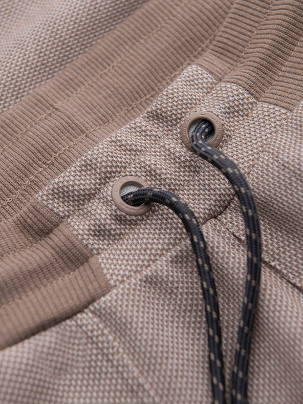 Ombre Clothing Svijetlosmeđe muške trenirke Ombre Clothing