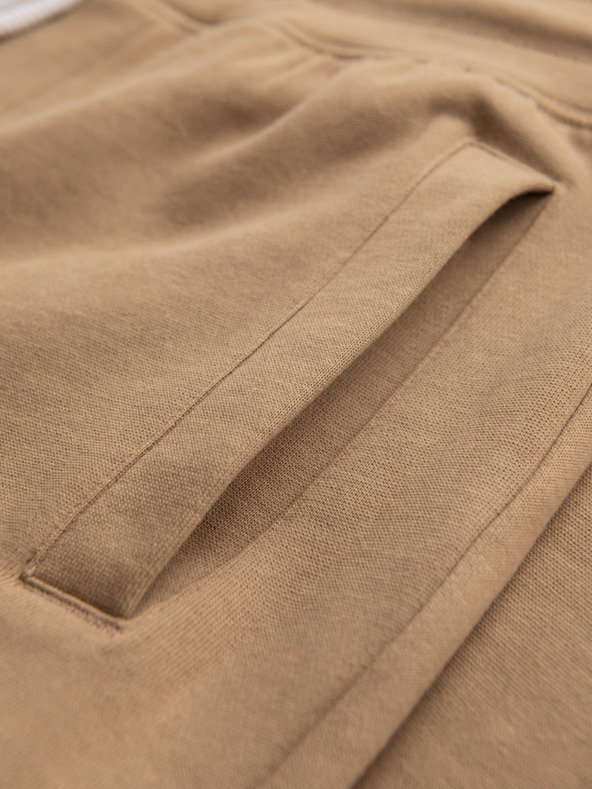 Ombre Clothing Smeđe muške trenirke Ombre Clothing