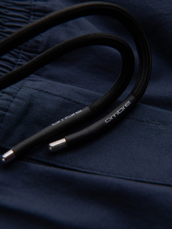 Ombre Clothing Tamnoplave muške cargo jogger hlače Ombre Clothing