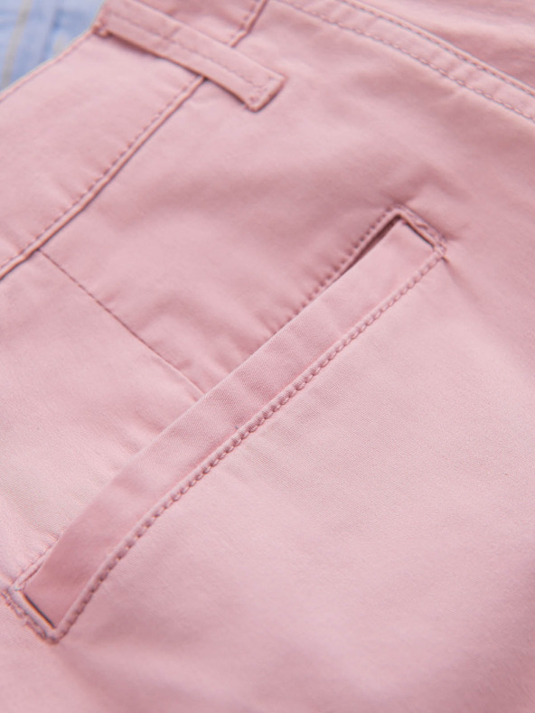 Ombre Clothing Ružičaste muške chino kratke hlače s traperom Ombre odjeća