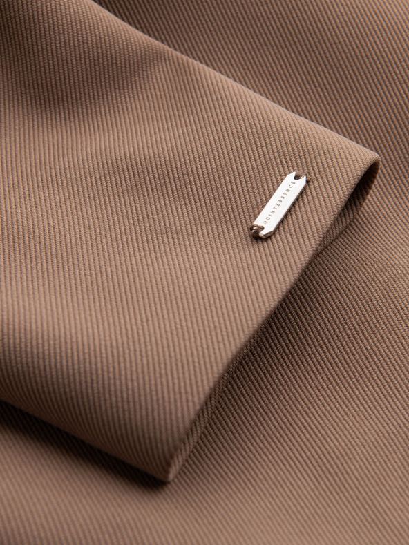 Ombre Clothing Smeđi muški kaput s kapuljačom Ombre Clothing