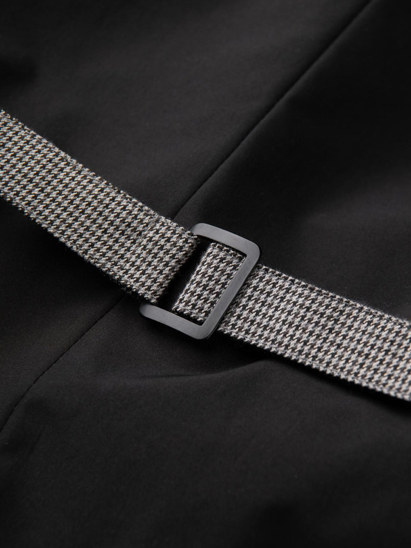 Ombre Clothing Ombre odjeća, sivi jacquard prsluk za muškarce