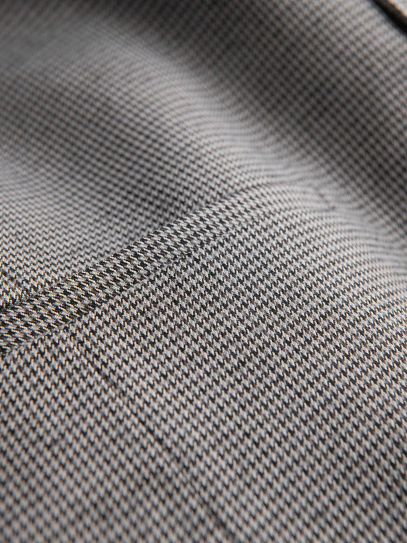 Ombre Clothing Ombre odjeća, sivi jacquard prsluk za muškarce