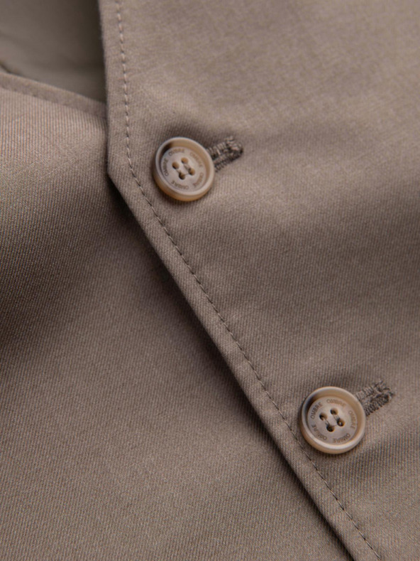 Ombre Clothing Bež muško odijelo prsluk Ombre Clothing