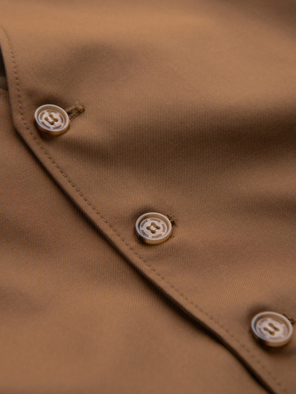 Ombre Clothing Smeđe muško odijelo, prsluk Ombre odjeća