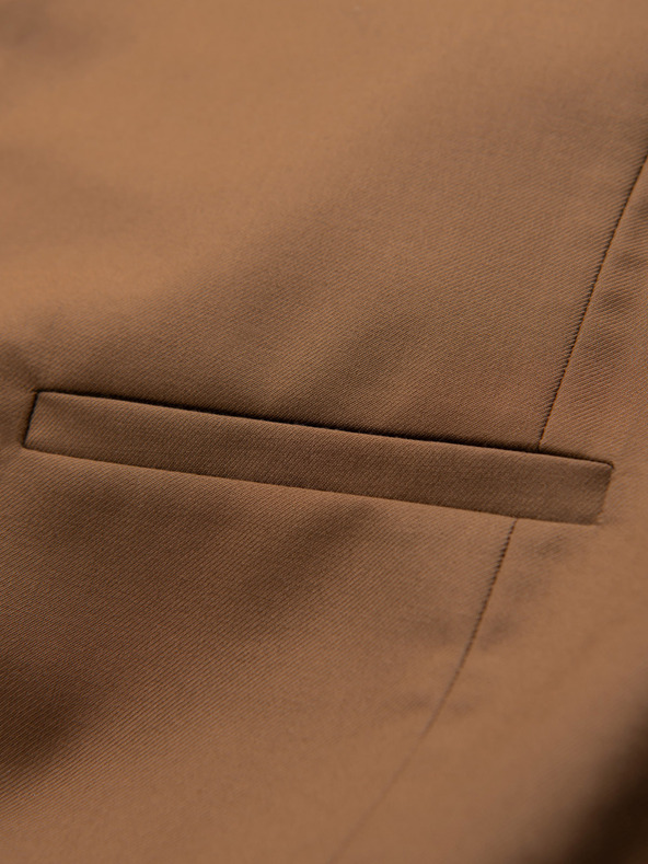 Ombre Clothing Smeđe muško odijelo, prsluk Ombre odjeća