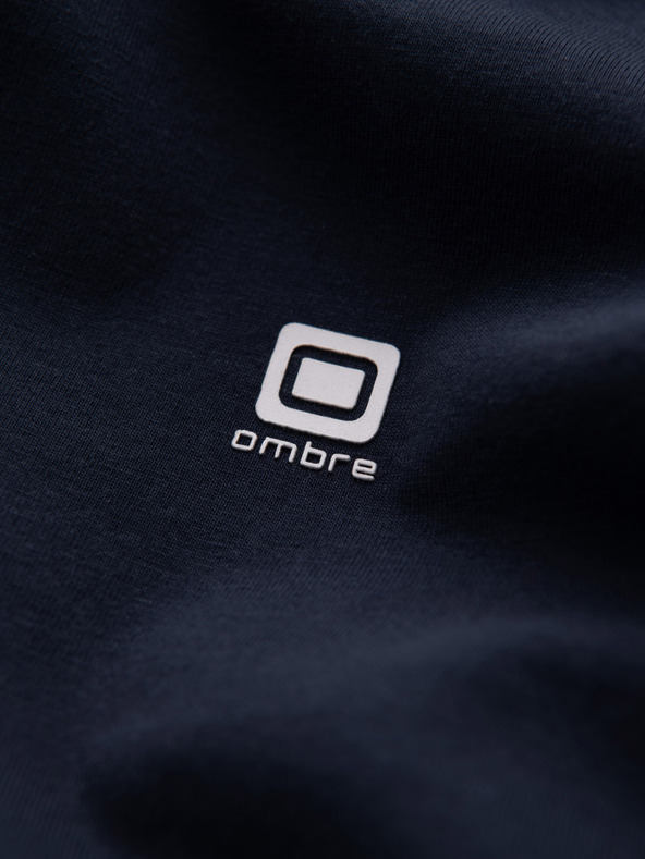 Ombre Clothing Tamnoplava muška majica Ombre Clothing