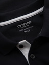Ombre Clothing Crna muška polo majica Ombre Clothing