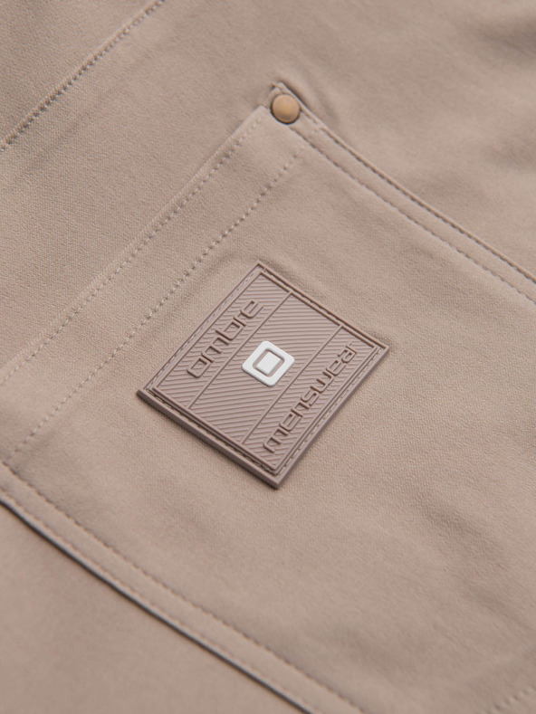 Ombre Clothing Bež muške cargo hlače Ombre Clothing