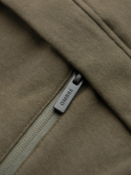 Ombre Clothing Tamno zelene muške trenirke Ombre Clothing