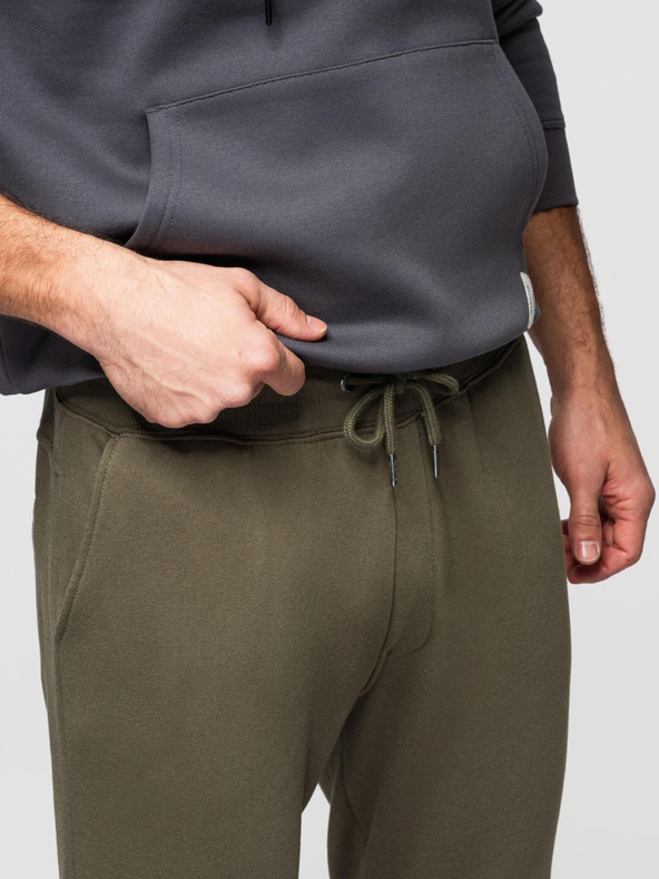 Ombre Clothing Tamno zelene muške trenirke Ombre Clothing