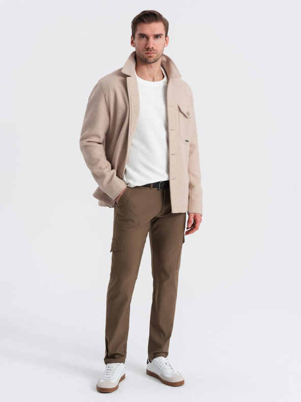 Ombre Clothing Kaki muške kargo hlače Ombre odjeća