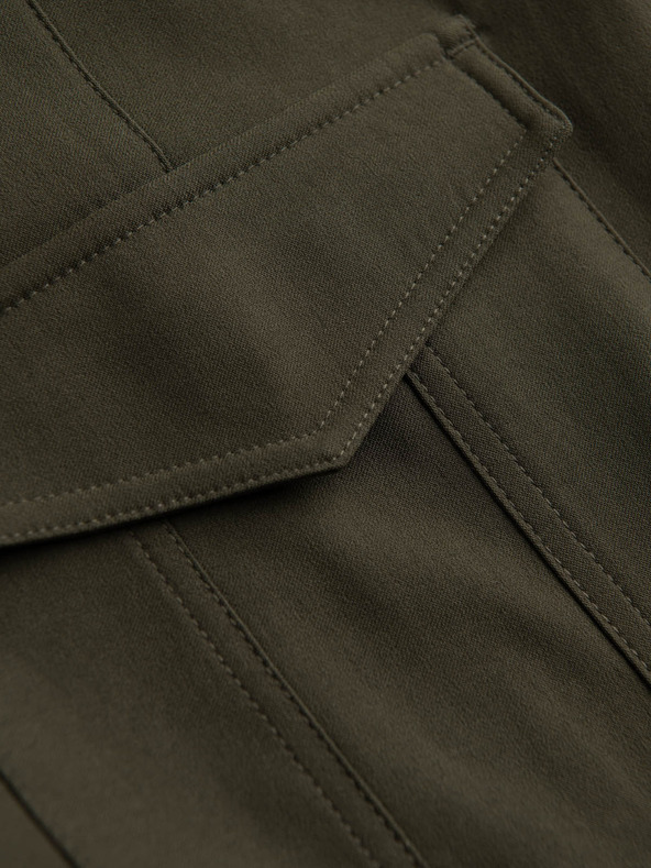 Ombre Clothing Tamno zelene muške cargo hlače Ombre Clothing