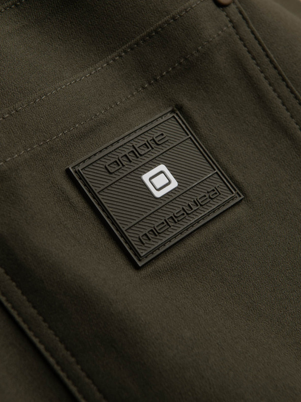 Ombre Clothing Tamno zelene muške cargo hlače Ombre Clothing