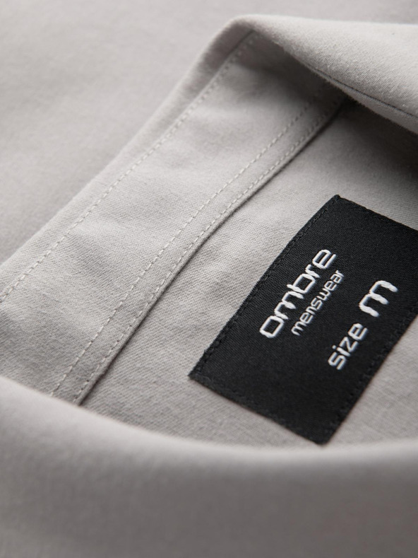 Ombre Clothing Siva muška košulja Ombre Clothing