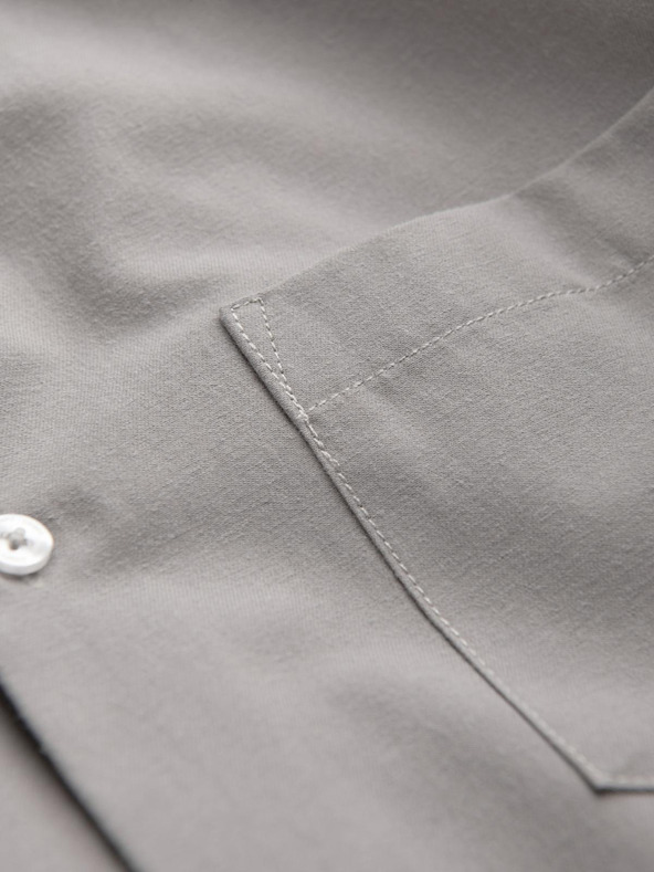 Ombre Clothing Siva muška košulja Ombre Clothing