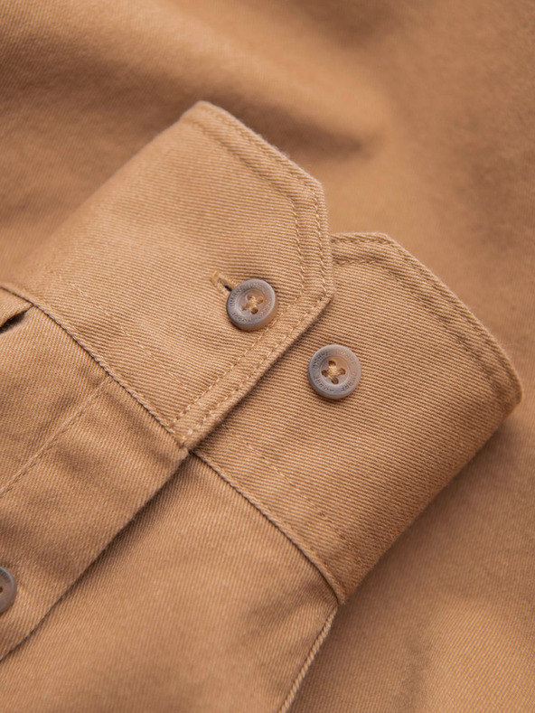 Ombre Clothing Smeđa muška košulja Ombre odjeća