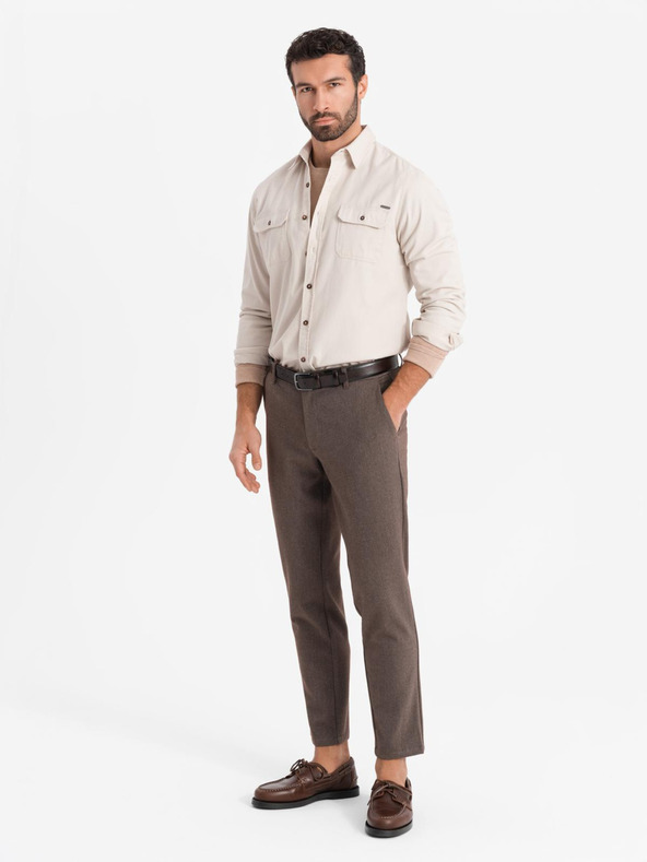 Ombre Clothing Ombre Clothing Krem muška majica