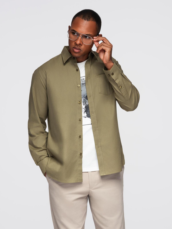 Ombre Clothing Ombre odjeća Zelena muška majica