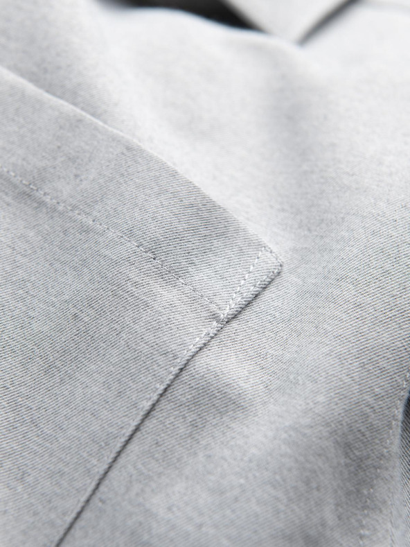 Ombre Clothing Svijetlo siva muška tigrasta košulja Ombre Clothing