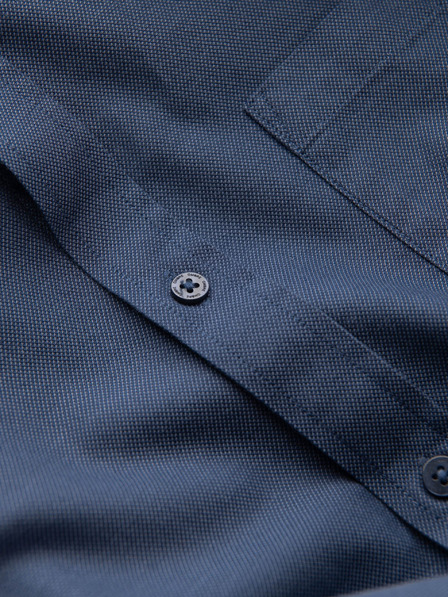 Ombre Clothing Tamnoplava muška košulja Ombre Clothing