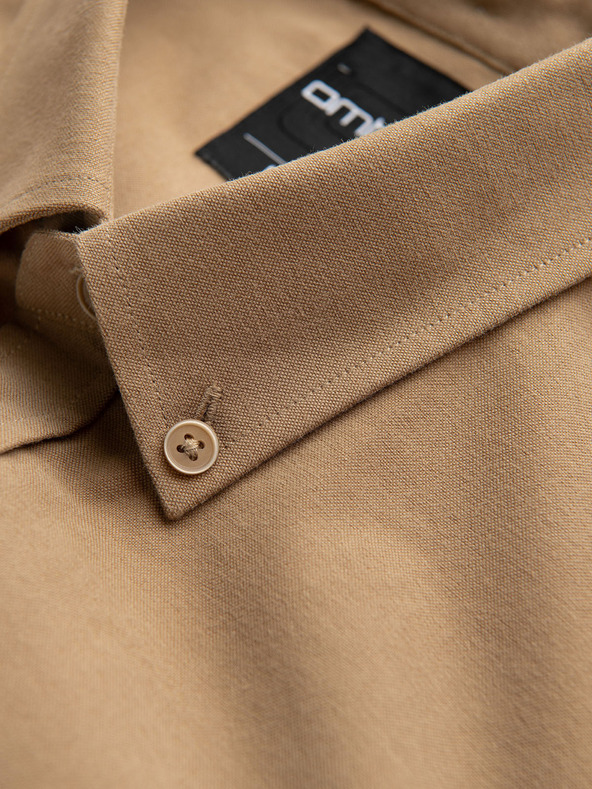 Ombre Clothing Ombre odjeća Muška svijetlosmeđa košulja