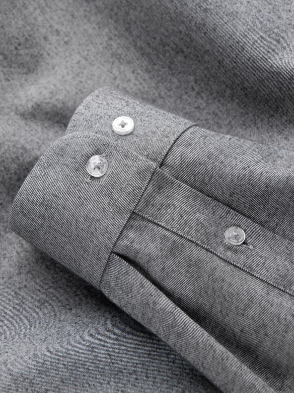 Ombre Clothing Svijetlo siva muška tigrasta košulja Ombre Clothing