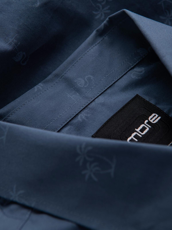 Ombre Clothing Tamnoplava muška košulja s uzorkom Ombre Clothing