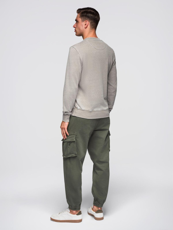 Ombre Clothing Bež muški sweatshirt Ombre Clothing