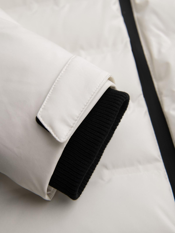 Ombre Clothing Ombre Clothing Muška krem ​​prošivena zimska jakna