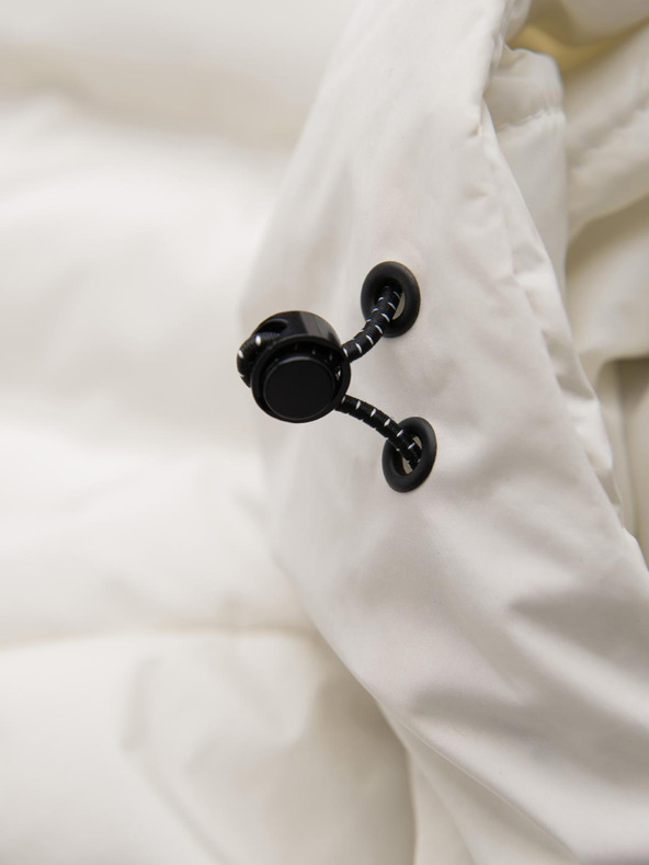 Ombre Clothing Ombre Clothing Muška krem ​​prošivena zimska jakna