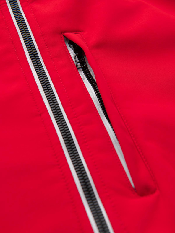 Ombre Clothing Crvena muška softshell jakna Ombre Clothing