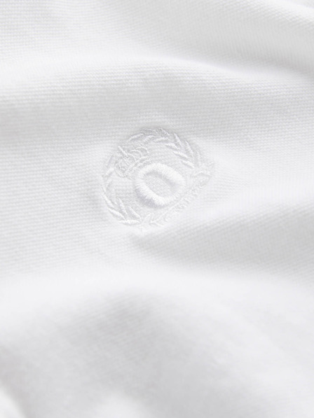 Ombre Clothing Bijela muška base polo majica Ombre Clothing